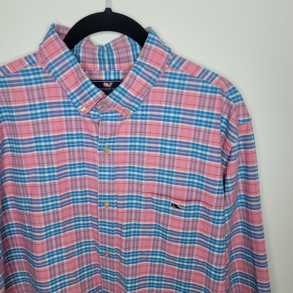 Vineyard Vines Button Up Mens Large - Picture 3 of 8